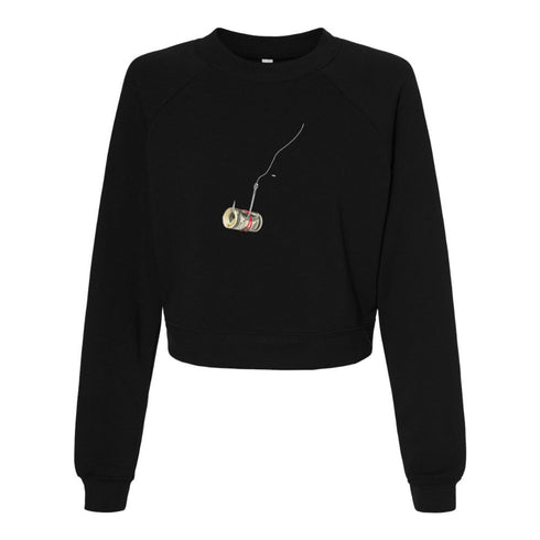 BELLA CANVAS WOMEN'S CROPPED FLEECE PULLOVER 7505